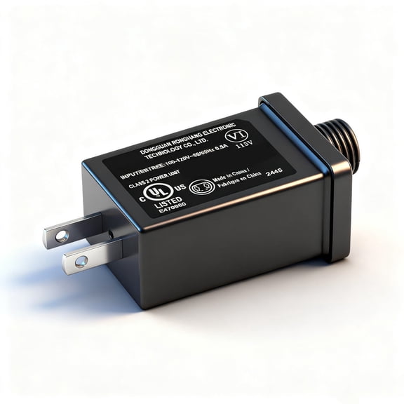 Inflatable Adapter 12v 0.7A Compatible with Halloween Christmas Thanksgiving Compatible with LED Light