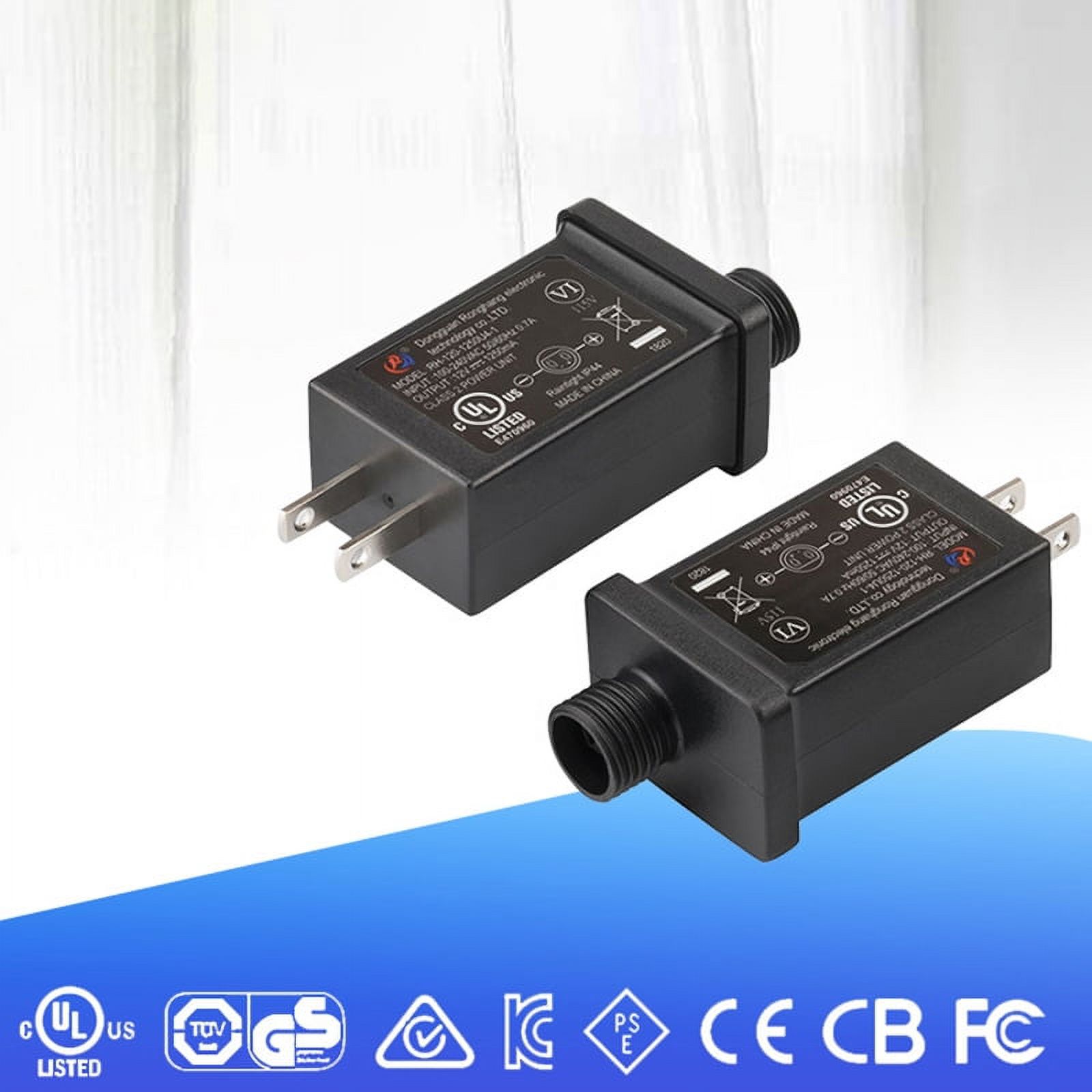 Inflatable Adapter 1A Transformer US Plug for LED Light Adapter for