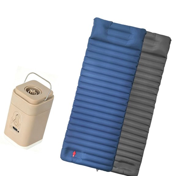 Inflatable Air Bed For Camping Strong PVC Fabric With Compact Foldable Design