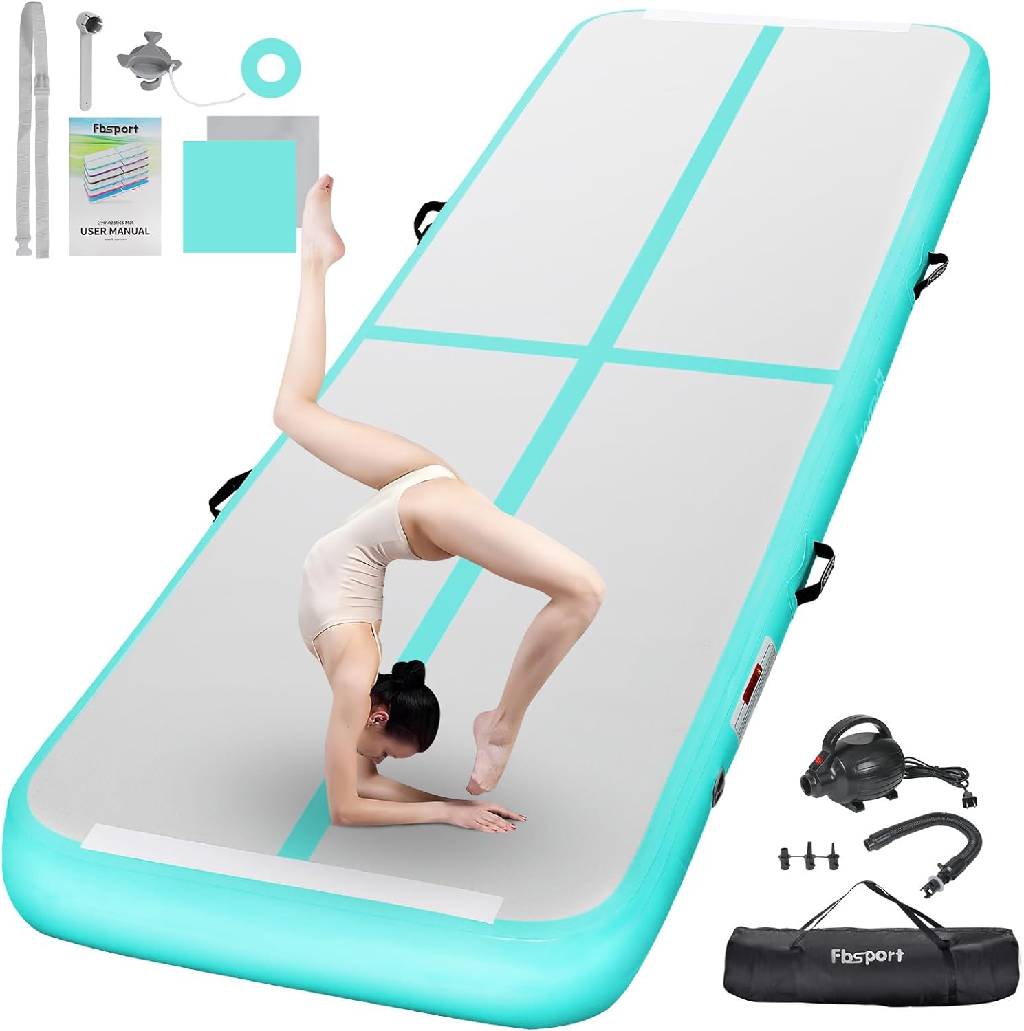 Inflatable Air Gymnastics Mat Training Mats 4/8 inches Thickness