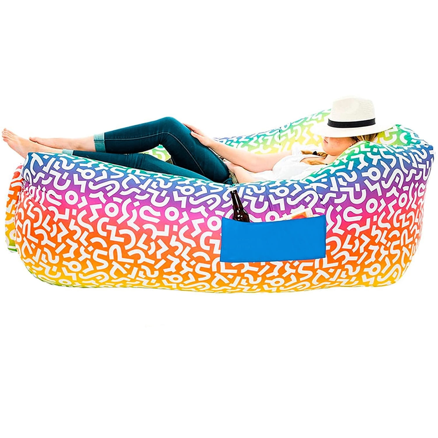 Inflatable Air Lounger Sofa Portable Couch Camping Chair