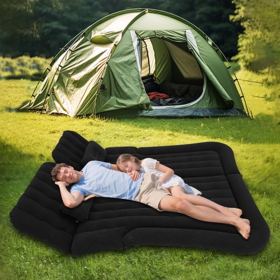 Inflatable Air Mattress for Cars, SUVs & Trucks with Pump Travel Comfort