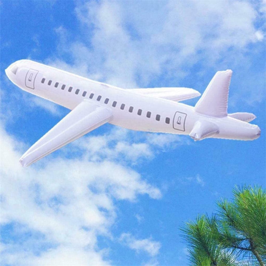 Inflatable Airplane Float Airplane Ball with Inflatable Tube