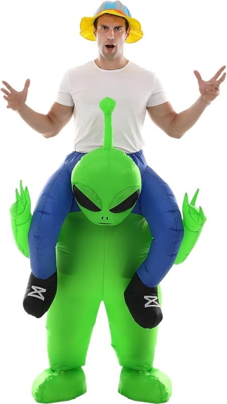 Inflatable Alien Rider Costume - Perfect for Halloween, Cosplay & Fun ...