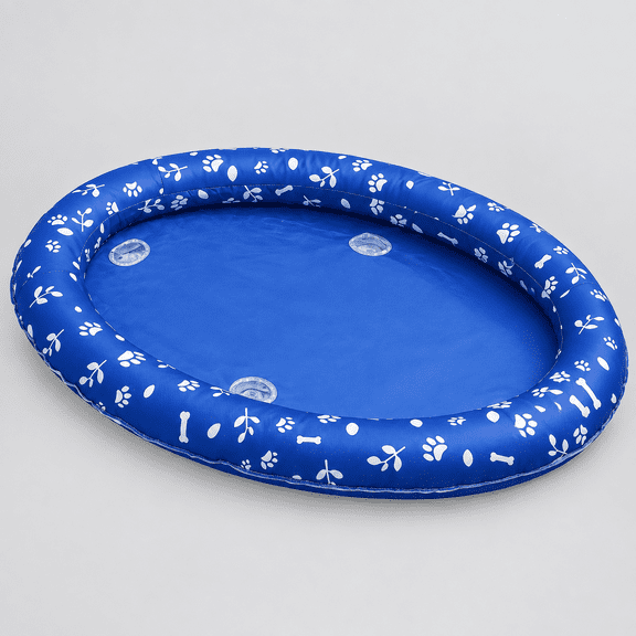Inflatable Anti-Tear Oxford Dog Pool Float