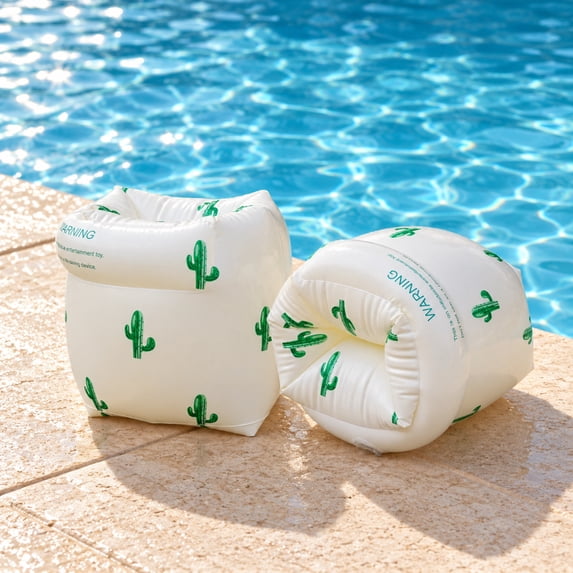 Inflatable Arm Floaties for Adults PVC Arm Support Floats with Cartoon ...