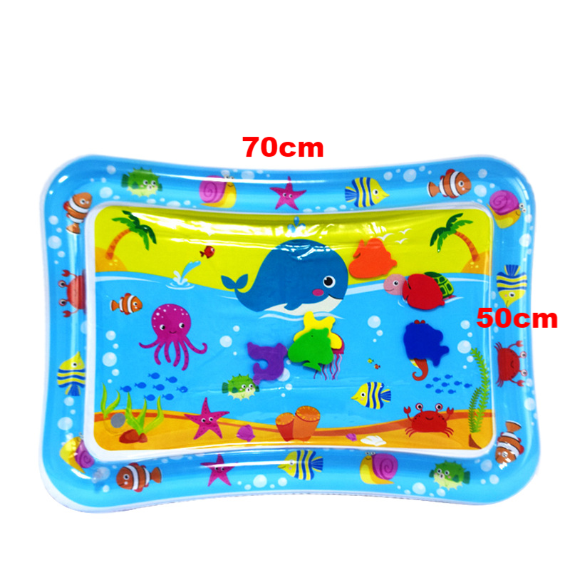 Inflatable Baby Water Mat Tummy Time Premium Water Play Mat Infant Toys