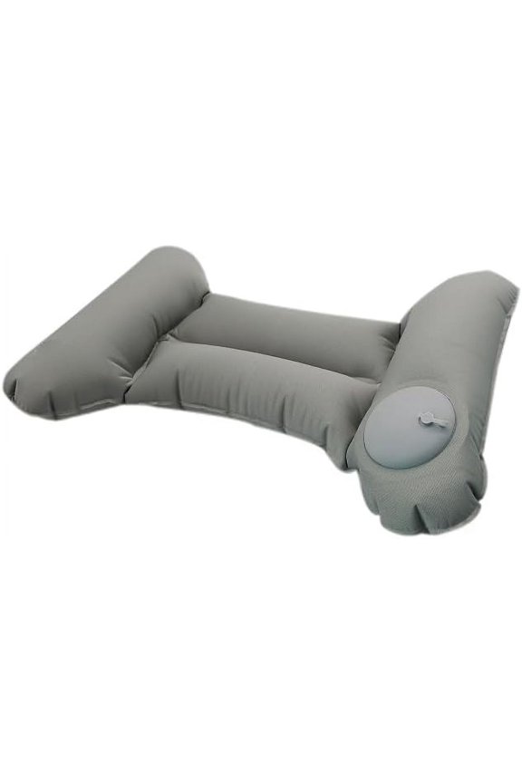 Inflatable Back Pillow Portable Support Pillows Back Cushion for Chair Hand Press Inflation Chair Reading Pillow