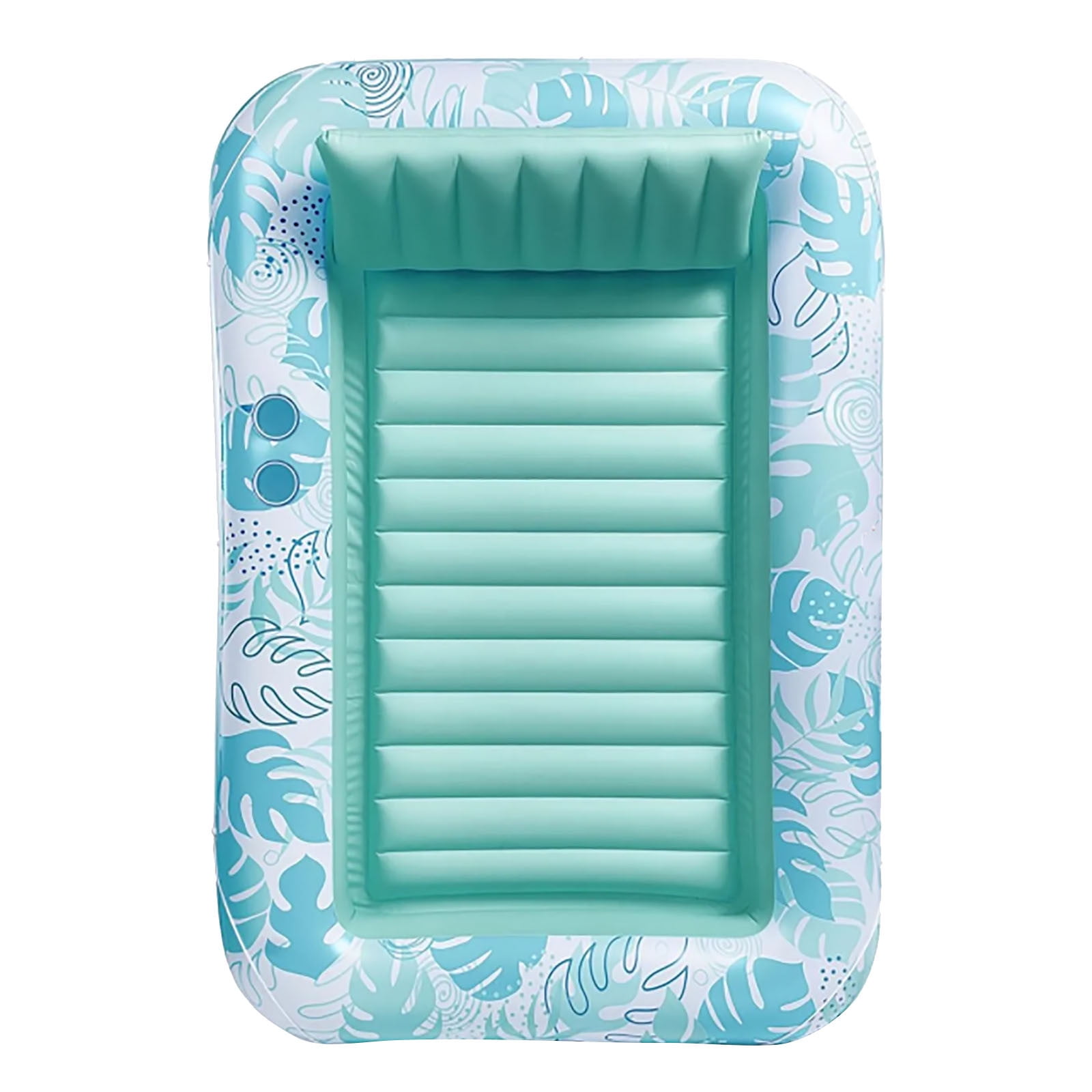 Inflatable Backrest Pool Bed- Pool Bed Adults with Cup Holders ...