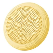 Inflatable Balance Disc Trainer with Air Pump Yoga Wobble Cushion Core Stability Board for Exercise Ankle Strength Training Flexible Sitting Workout Fitness Mat Massage Ball