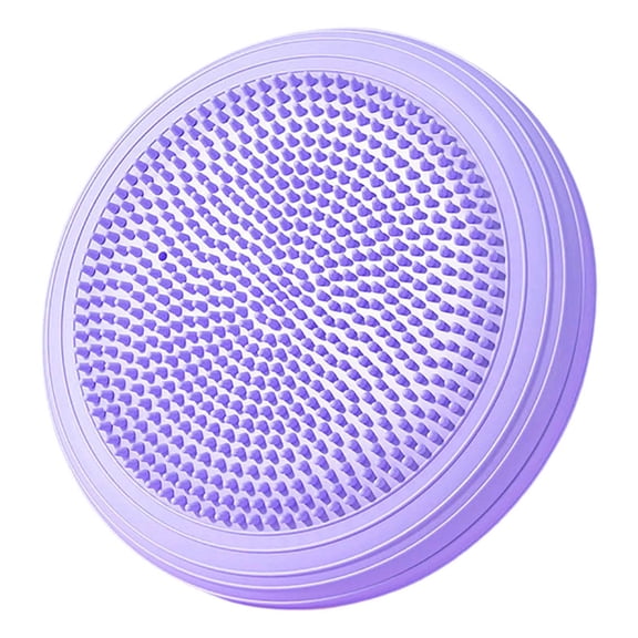 Inflatable Balance Disc Trainer with Air Pump Yoga Wobble Cushion Core Stability Board for Exercise Ankle Strength Training Flexible Sitting Workout Fitness Mat Massage Ball