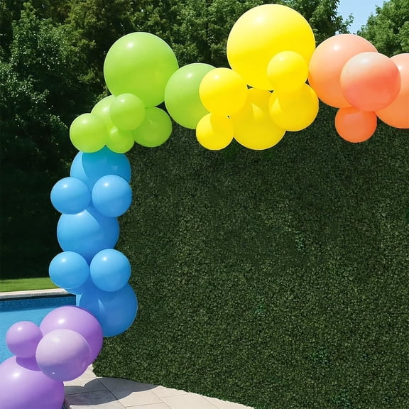 Inflatable Balloon Garland | Blue | 110cm | Reusable | Party Decor | Birthday Wedding Celebration Supply