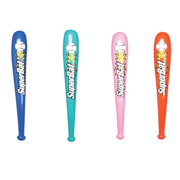42" Inflatable Baseball Bat - Assorted Colors (Each)