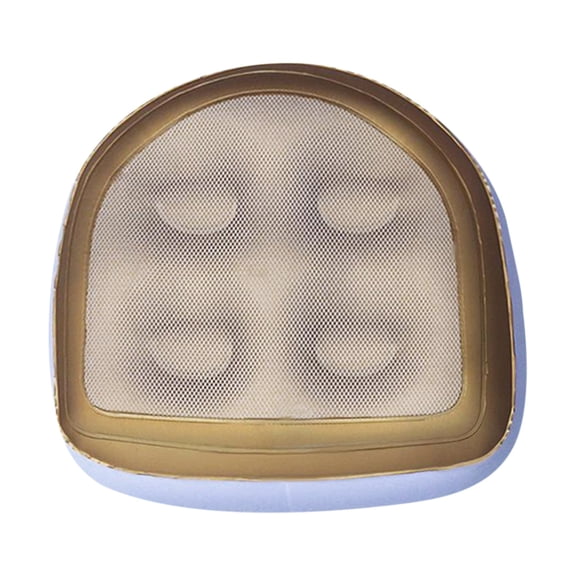 Inflatable Bath Cushion Cozival Soft Inflatable Bathtub Massage Cushion - Spa Booster Seat with Suction Cup Back Support - Portable Pool & Spa Accessory - Ultimate Relaxation, Spa Seat, Gold