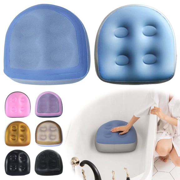 Inflatable Bath Mat & Cushion for Hot Tubs, Spas, and Bathtubs - Water-Filled or Air-Filled for Comfortable & Slip-Resistant Bathing