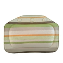 Inflatable Bath Pillow with Suction Cups Soft Headrest for Bathtub Pool Relaxation Comfort(A)
