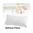 thumbnail image 1 of Inflatable Bathroom Pillow Bathtub Spa Bath Neck Rest Cushion with Suction Cups, 1 of 5