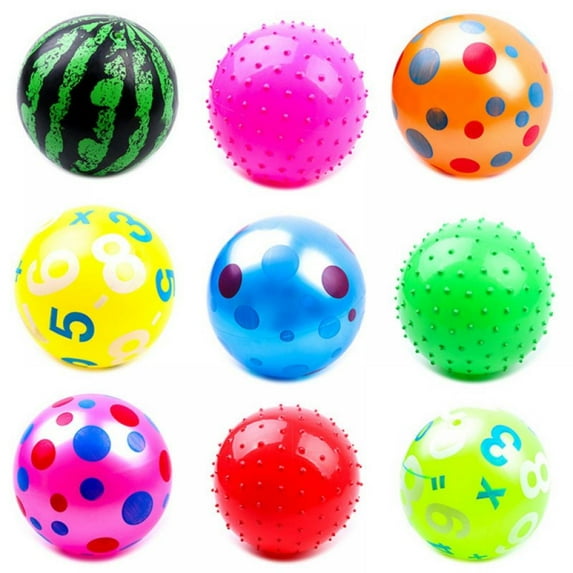Inflatable Beach Ball 8 Inch Beach Ball For Summer Beach Pool Party (1Pc Style Random)