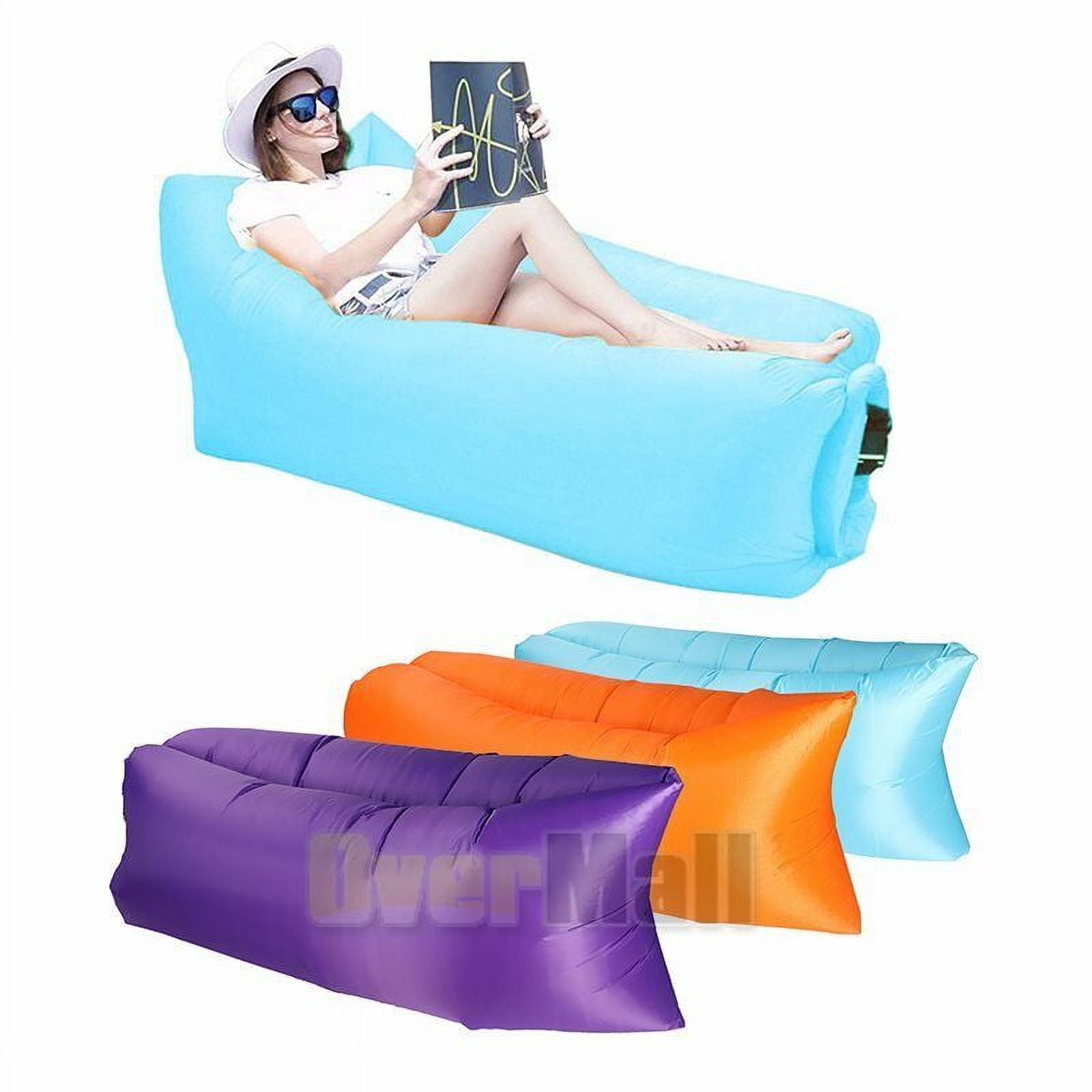 Inflatable Air Bag Lounger Sofa Lazy Couch Portable Chair Sleeping Camping Waterproof Sofa Walmart
