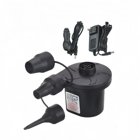 Inflatable Bed Pump, Electric Air Pump(100 Gallon/Min) for Air Mattress Beds, Inflatable Swimming Pools, Swimming Ring（AC110-240V/DC12V）