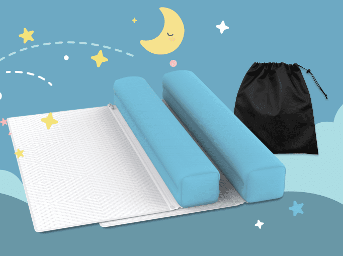 Inflatable Bed Rail for Toddlers 2 Pack