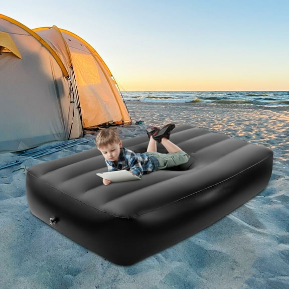 Inflatable Bed with Electric Air Pump, Ergonomic PVC Mattress for Post-Surgery Recovery, Comfortable Support for Relaxation and Travel