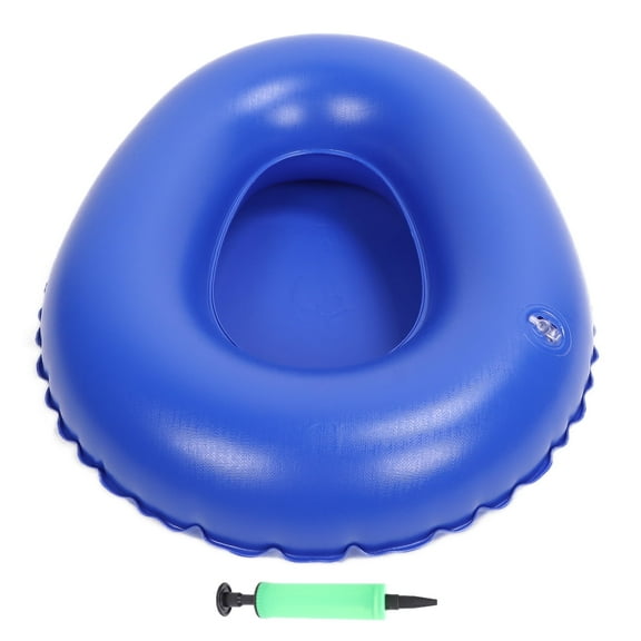 Inflatable Bedpan, Inflatable Potty Leakproof Double Layer High Density Skin Friendly Comfortable Light Weight For Home Use