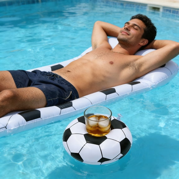 Inflatable Beverage Cooler, Inflatable Ice Cooler, for Sport Parties BBQ Picnic and Events Summer Pool Parties Decorations, Plastic Portable Drink Holder