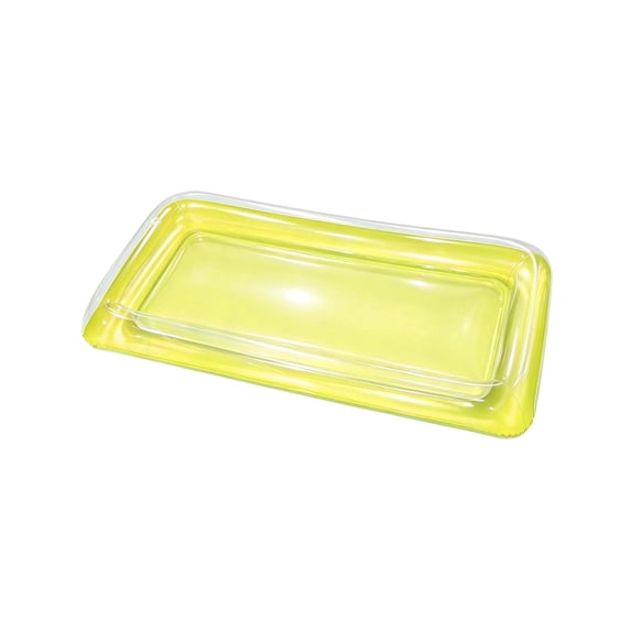 Inflatable Beverage Cooler for Outdoor Parties | Durable PVC Pool Float for Drinks and Fruit | 49.6x25.6in Water Entertainment Accessory
