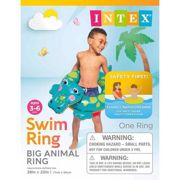 Inflatable Big Animal Swim Ring
