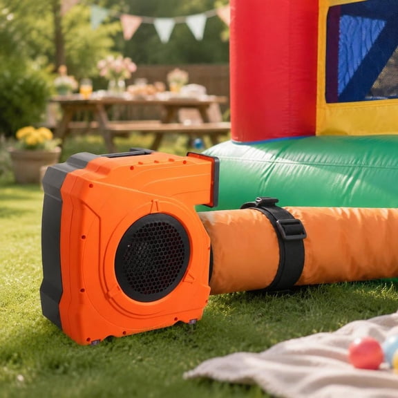 Inflatable Blower, 1500W, 3100 Rpm Electric Fan, Commercial Air Pump for Bounce Houses