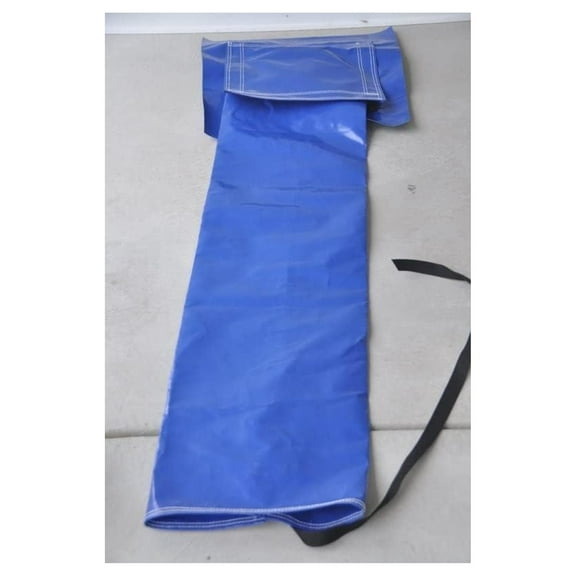 Inflatable Blower Tube Replacement - Heavy Duty Vinyl Air Blower Replacement Tube for Bounce Houses, Water Slides & Inflatables - Fits 1-3HP Blowers with Adjustable Strap