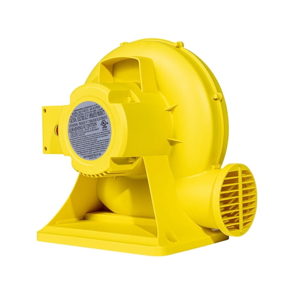 Inflatable Blower for Bounce House, 380W/450W 0.5/0.6 horsepower Commercial Pump Fan, for Inflatable Castle & Water Slide, Yellow