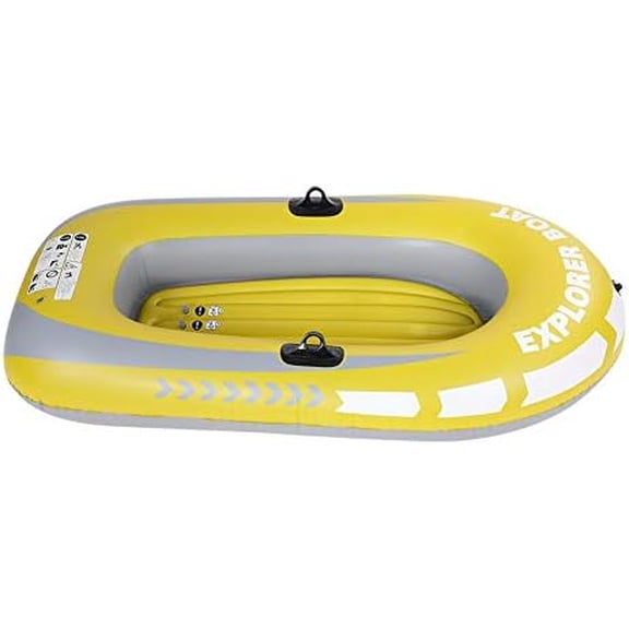 Inflatable Boat, PVC 2 Person Inflatable Kayak Canoe for Outdoor Drifting Fishing Traveling$$Watercraft