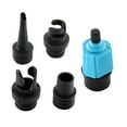 thumbnail image 1 of Inflatable Boat Pump Adaptor Compressor Air Converter Adapter with 4 Nozzles for Inflatable Boat, Paddle Board, Rubber Raft, 1 of 10