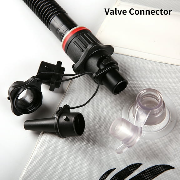 Inflatable Boat SUP Pump Adaptor, Multifunction Boat Valve Adapter Anti Rust Leak Proof Impact Resistant Boat Pump Adapter for Kayak Inflatable Beds