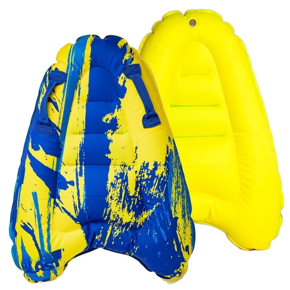 Inflatable Body Board Yellow Joint Cloth Material Water Slide Rider