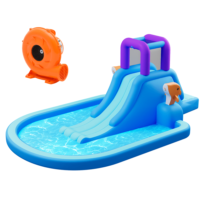 Premium Inflatable Bounce House with Slide and Splash Pool main image 1
