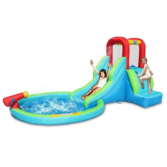 Inflatable Bounce House Water Slide Wet/Dry Backyard Summer Play