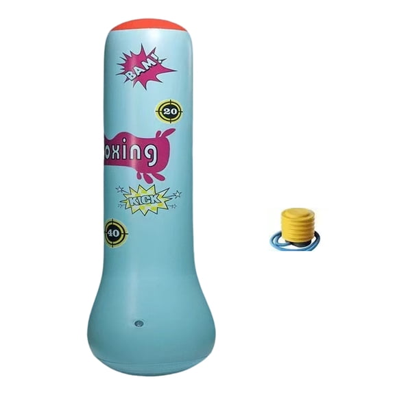 Inflatable Boxing Bag Fight Sport Kids Fight Pressure Boxing Column Sandbag Children Boxing Punching Kicking Toy Easy Use