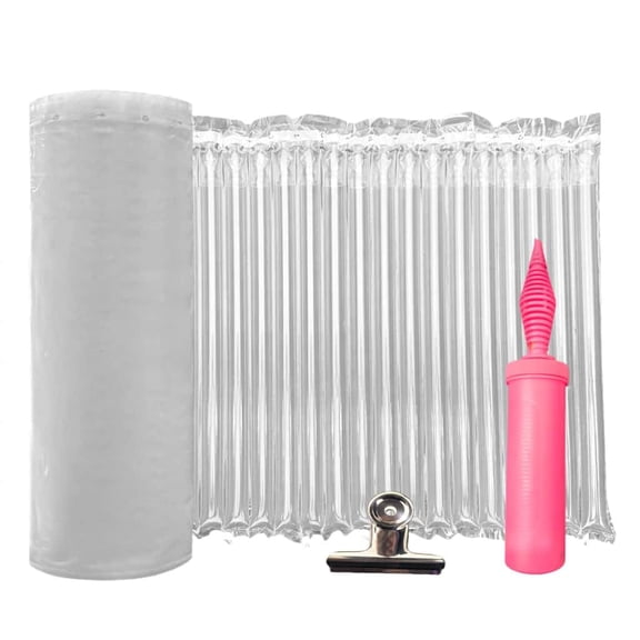 Inflatable Bubble Cushioning Wrap Roll 11.8INx164FT Heavy Duty Packing Material