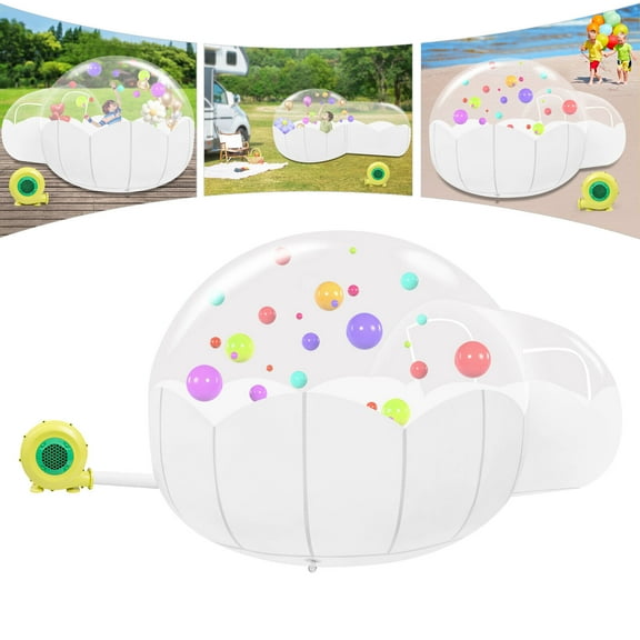 Inflatable Bubble House Tent Transparent Cold-proof Balloons Camping Stargazing Tent