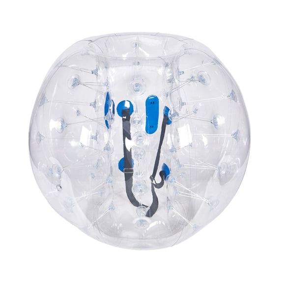 Inflatable Bumper Ball 1 Pack, 4FT Body Sumo Zorb Bubble Ball for Teens and Adults, 0.8mm Thick PVC Human Hamster Ball with Adjustable Straps for Outdoor Yard Park Team Games and Events