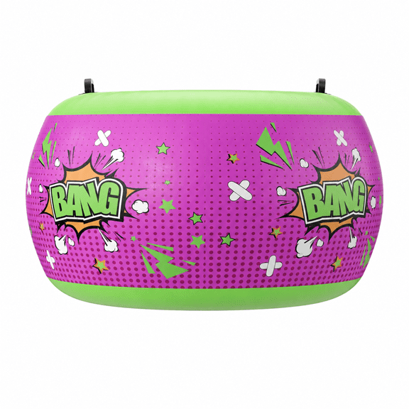 Inflatable Bumper Ball, Outdoor Body Bump Game Toy for Backyard Lawn Party, 35.8 x 20.1 in