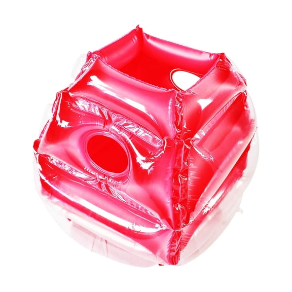 Inflatable Bumper Ball, Portable Collision Bubble Ball with Wearable Sumo Cushion Design for Outdoor Lawn Party Carnival Team Activities (Red)