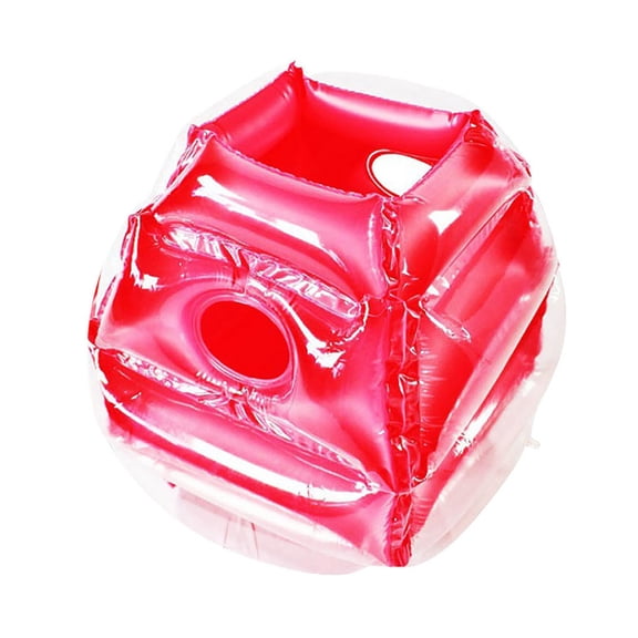 Inflatable Bumper Balls Inflatable Pool To-ys with Beach Essentials for Backyard Collision Ball Outdoor Active Sport Games Body Bubble Soccer Equipment，Red