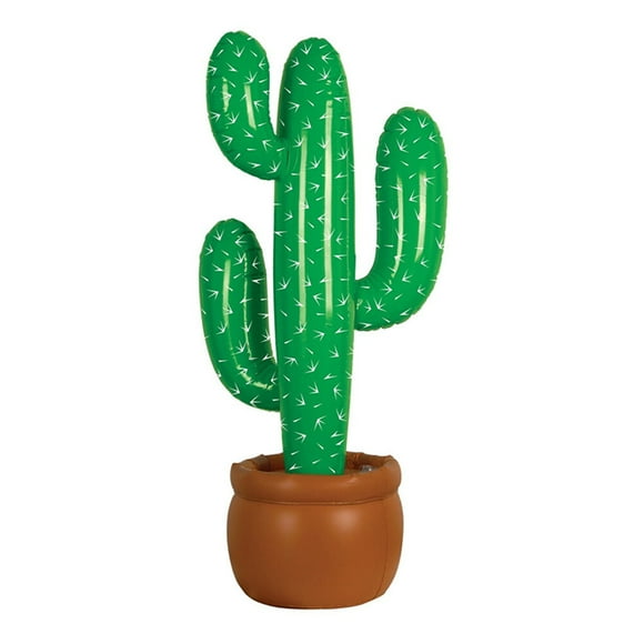 Inflatable Cactus Props Jumbo Beach Backdrop Party Favors Decoration for Hawaiian Luau Party