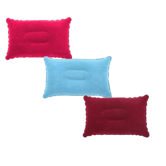 Inflatable Camping Pillow, 9.4 X13.6 Inch , Ultra Light Backpacking Pillow, Portable Sleeping Pillow for Hiking, Outdoor, Travel, Picnic 3PCS