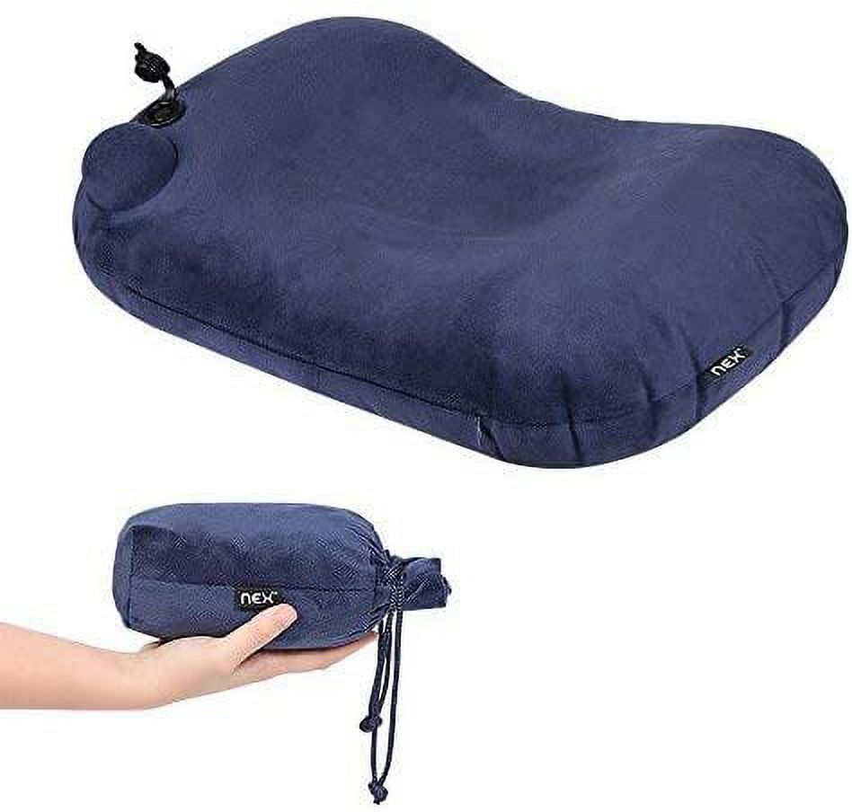 Inflatable Camping Pillow Lightweight for Neck Lumbar Support
