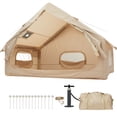 thumbnail image 1 of Inflatable Camping Tent for 2-4 Person, Waterproof Oxford Fabric, 5-Minute Setup Air Tent with Manual Pump., 1 of 6